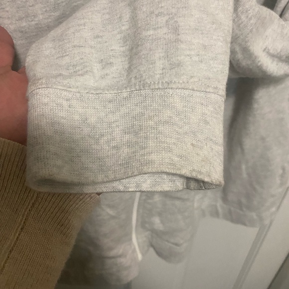 Nike Women's Light Gray Full-Zip Hoodie - Picture 3 of 9